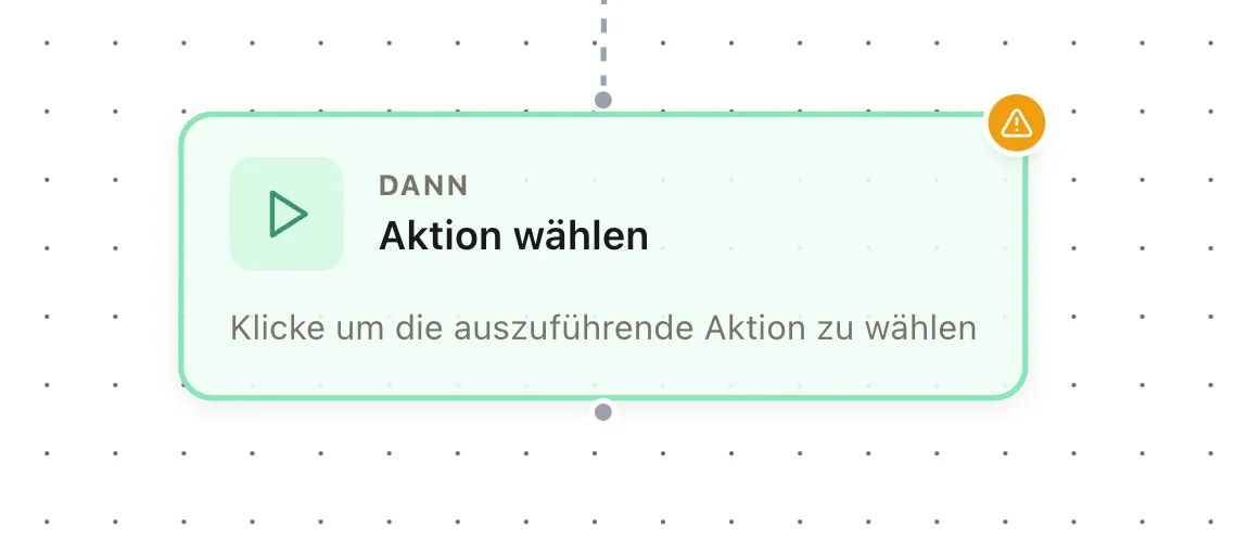 Schritt 03: Aktionen festlegen