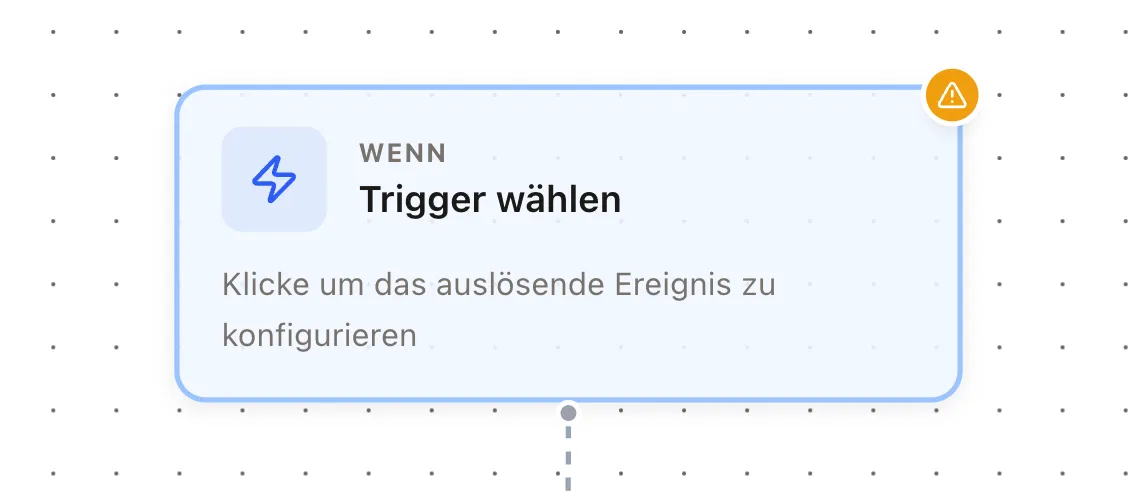 Schritt 02: Trigger definieren