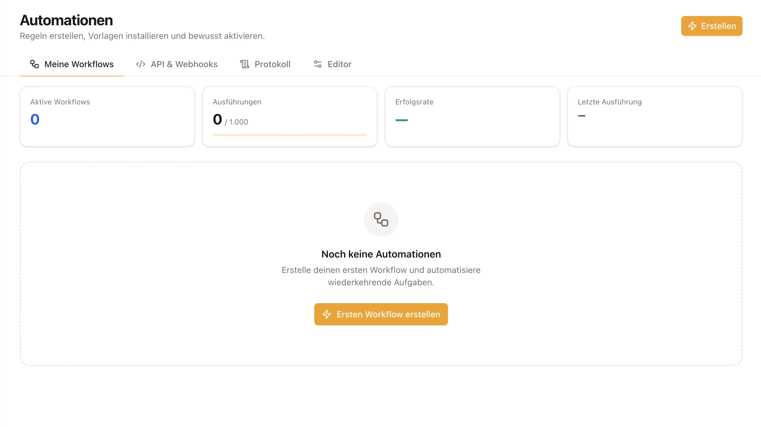Schritt 01: Workflow erstellen